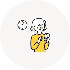 スマートフォンから注文するイメージ