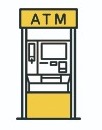 ATMのイラスト