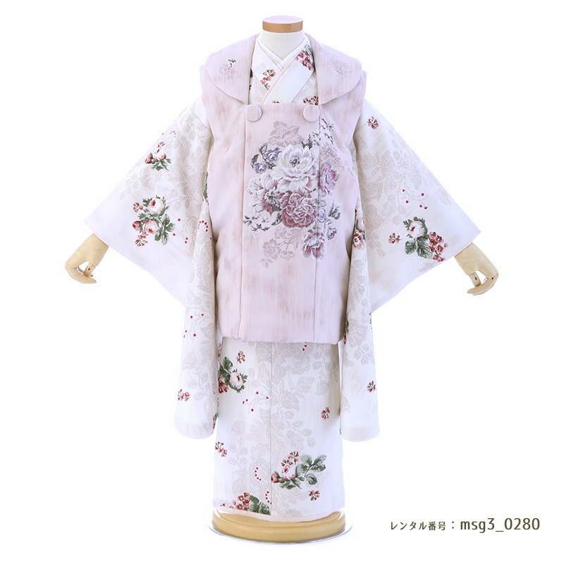 七五三 くすみパステル ３歳女の子 被布 jillstuart（ジル・スチュアート）