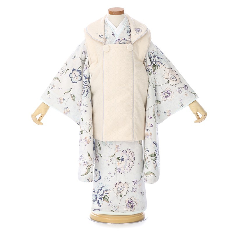 七五三 くすみパステル ３歳女の子 被布 jillstuart（ジル・スチュアート）