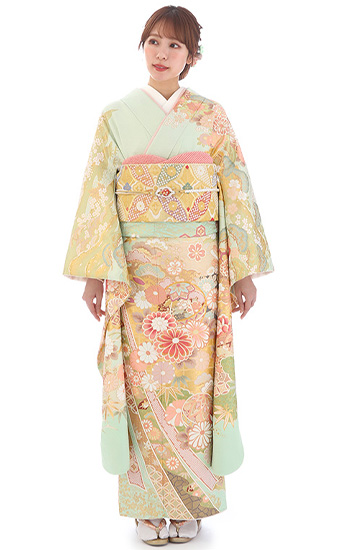 10124☆送料込み❣️ 絞り 着物 4枚 まとめ売り❣️ H124☆送料込み❣️絞り着物 4まとめ売り❣️