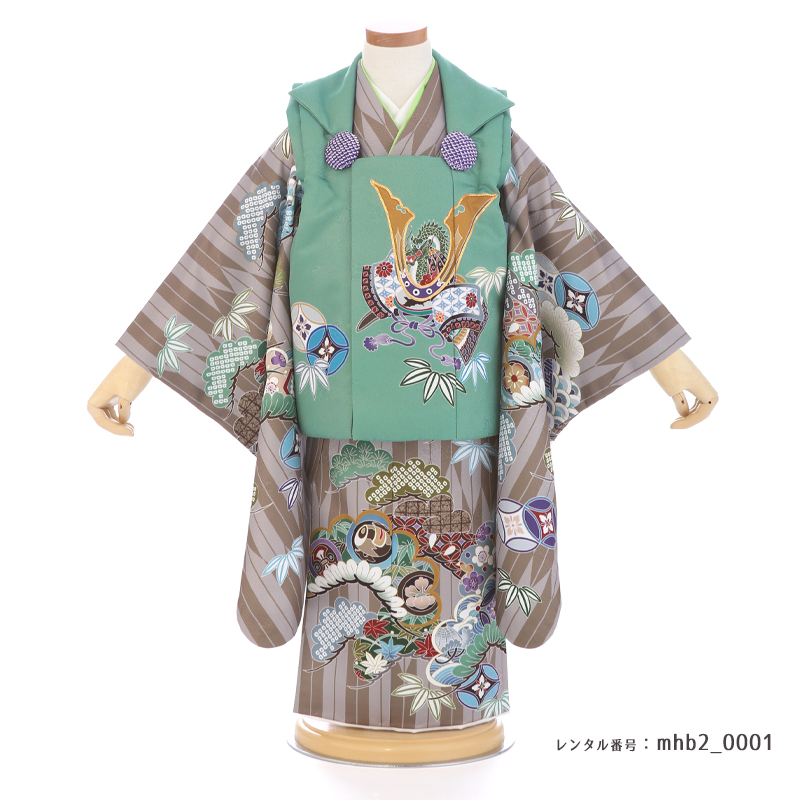 七五三着物3歳男の子画像