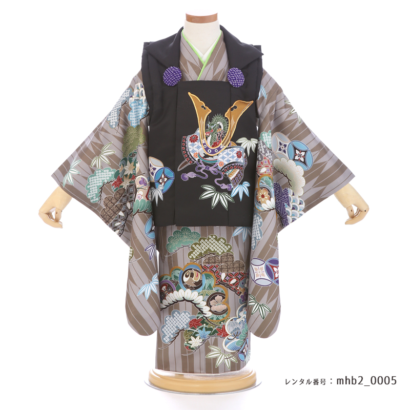 七五三着物3歳男の子画像