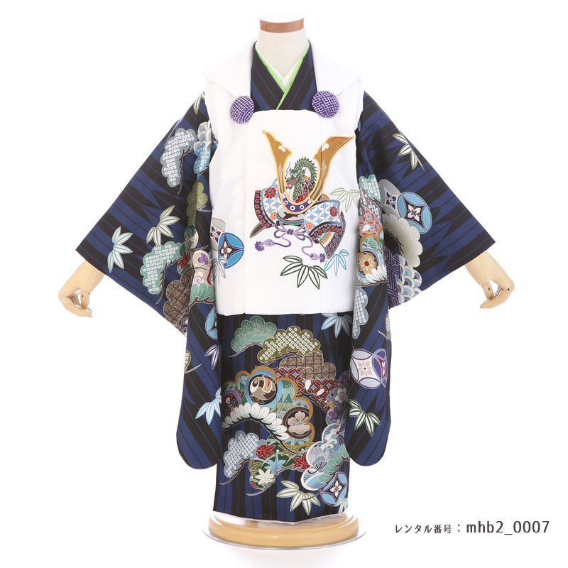 七五三着物3歳男の子画像