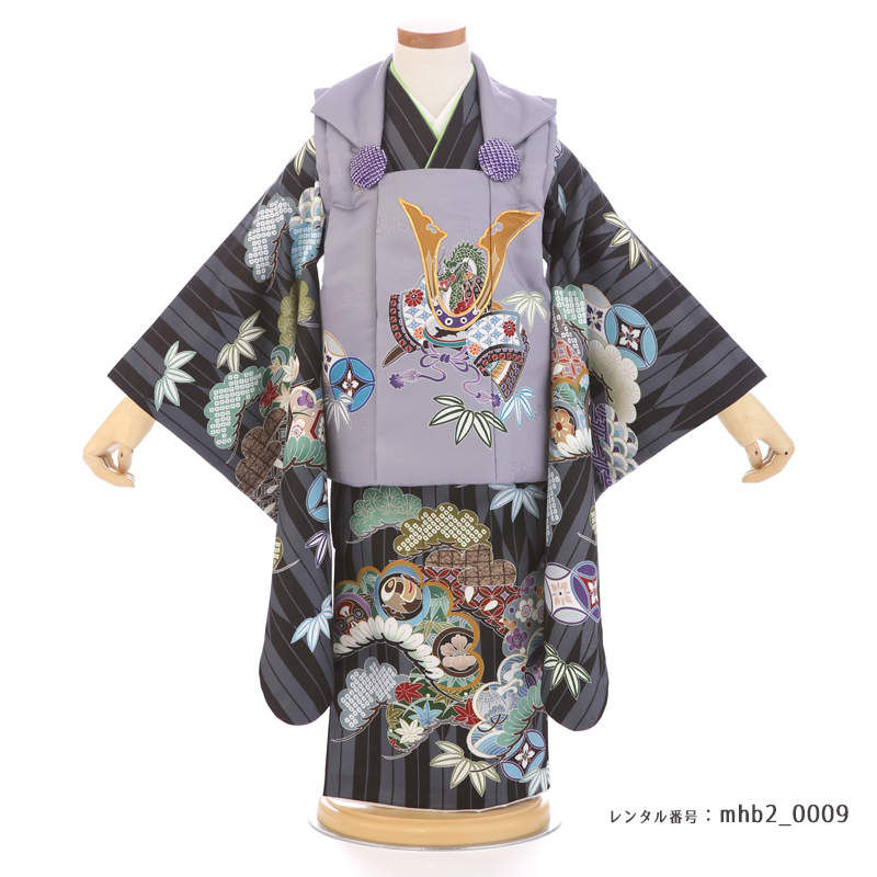 七五三着物3歳男の子画像