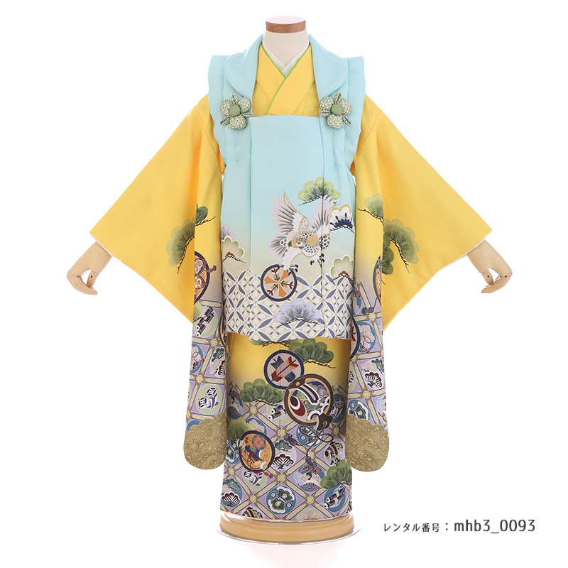 七五三着物3歳男の子画像