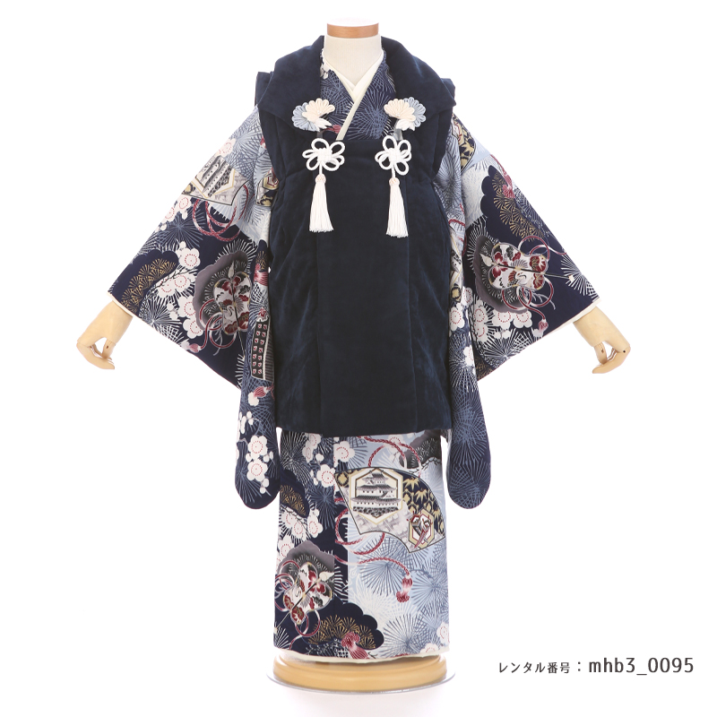 七五三着物3歳男の子画像