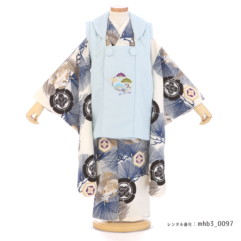 七五三着物3歳男の子画像