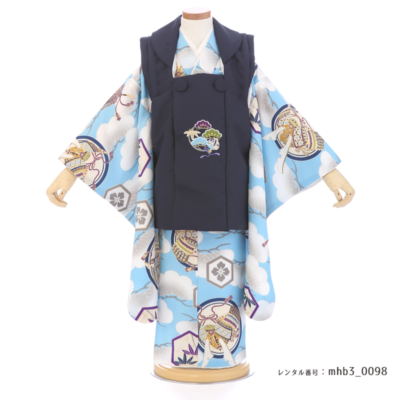 七五三着物3歳男の子画像