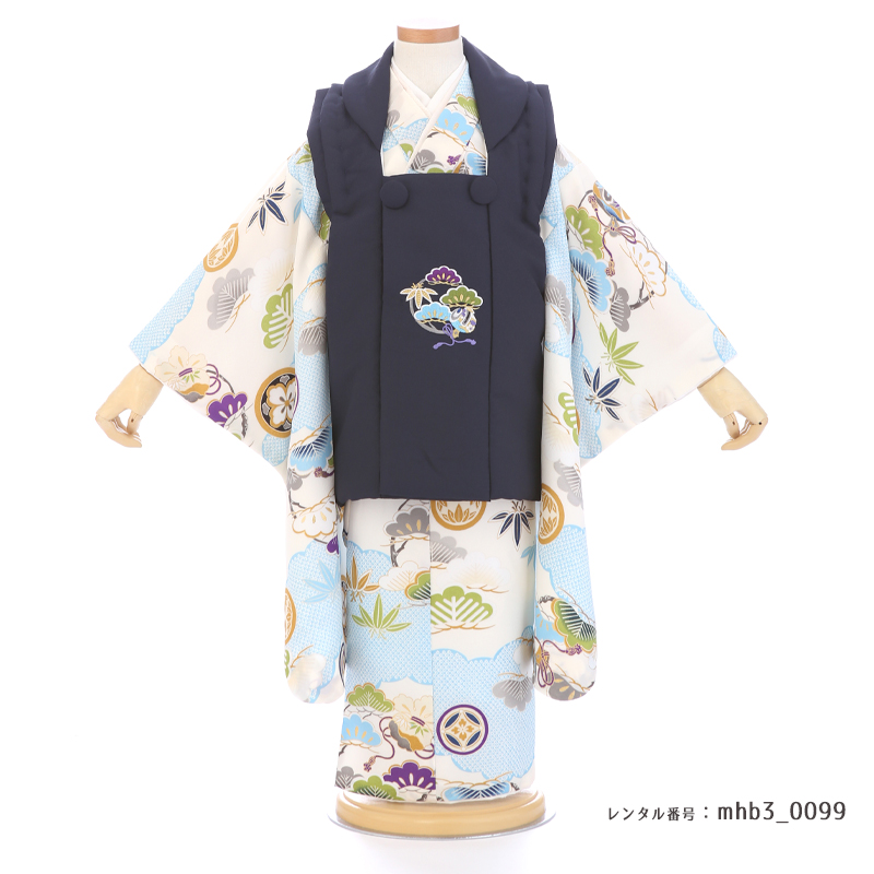 七五三着物3歳男の子画像