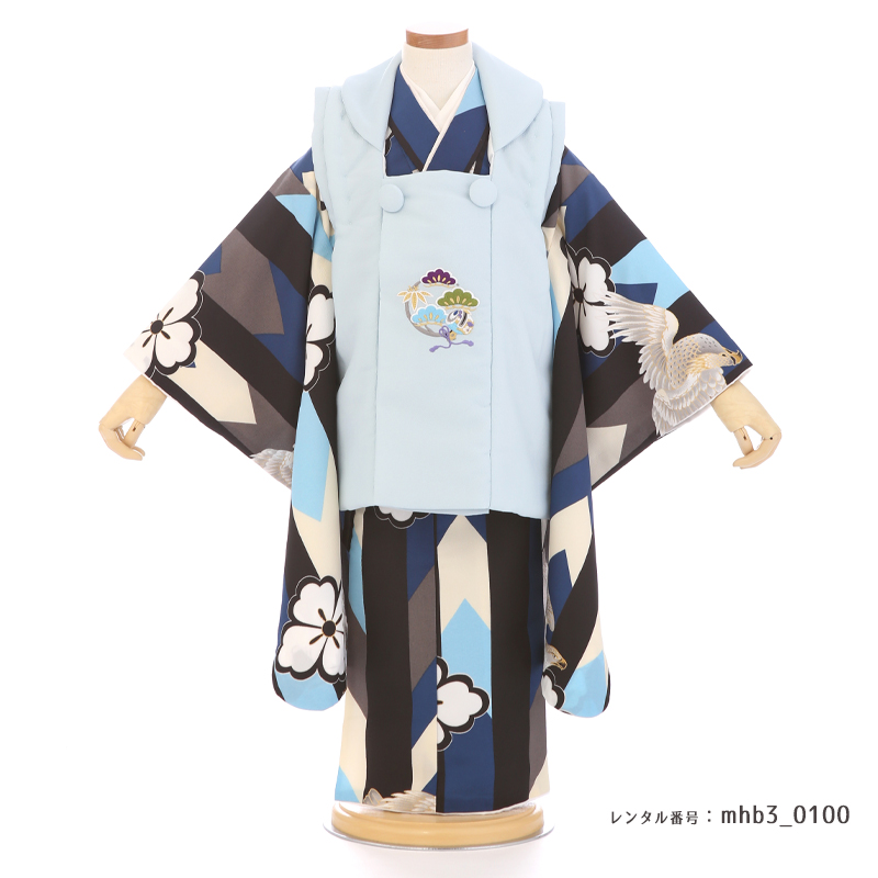 七五三着物3歳男の子画像