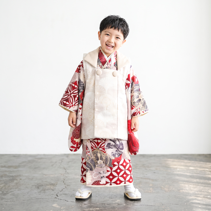 七五三着物3歳男の子画像