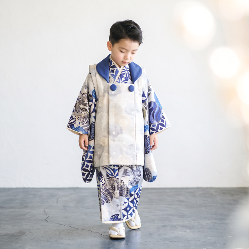 七五三着物3歳男の子画像