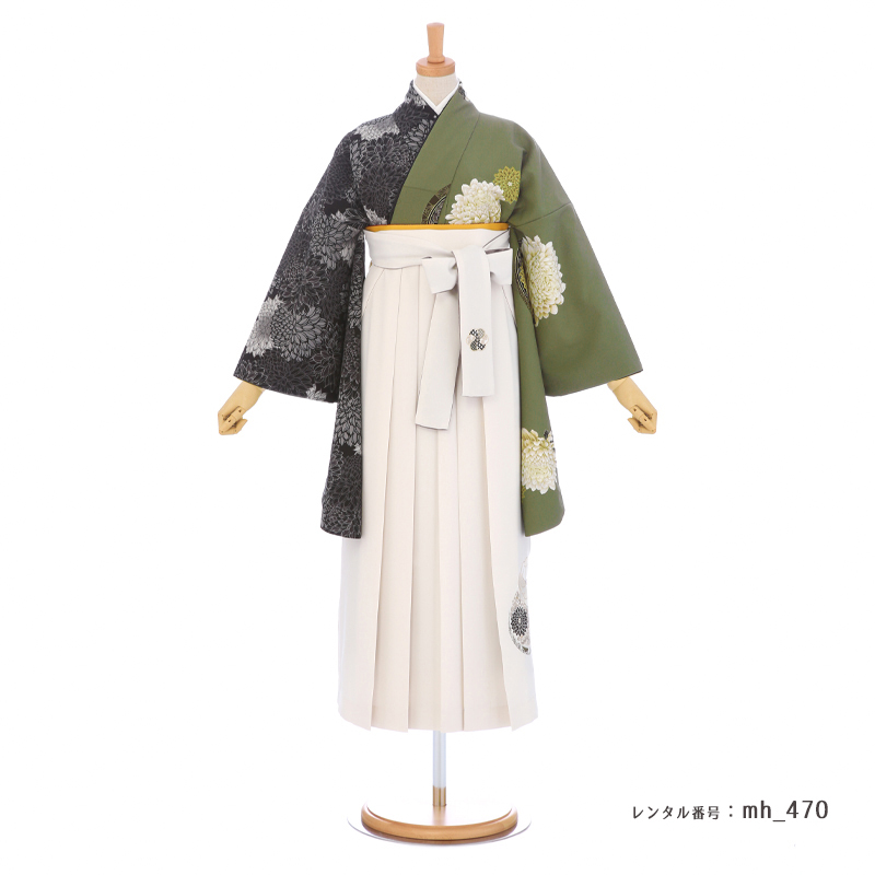 袴を着たモデル画像