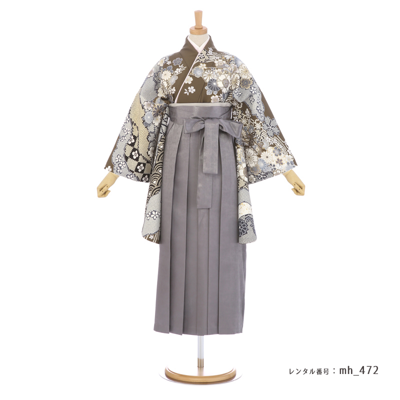 袴を着たモデル画像