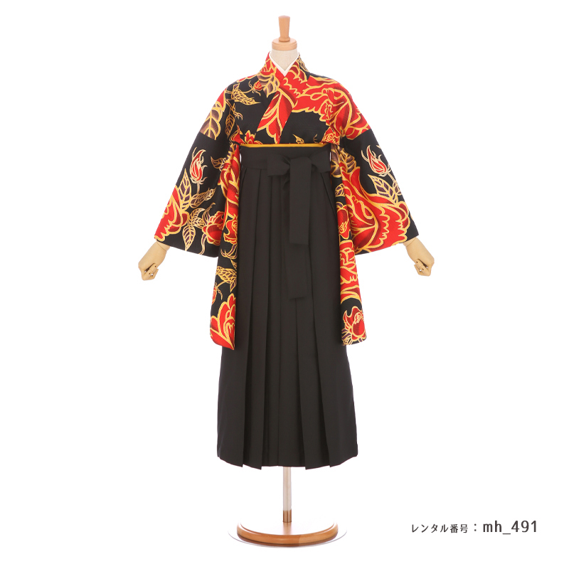 袴を着たモデル画像