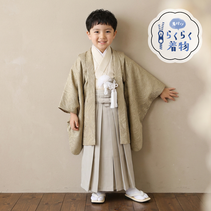七五三着物3歳男の子画像