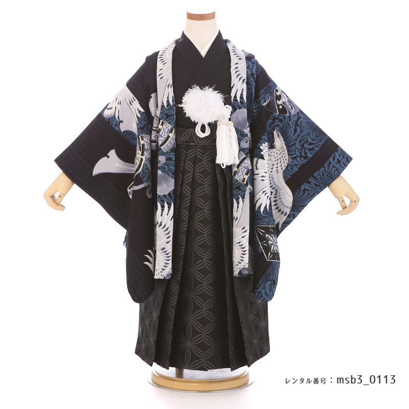 七五三着物3歳男の子画像