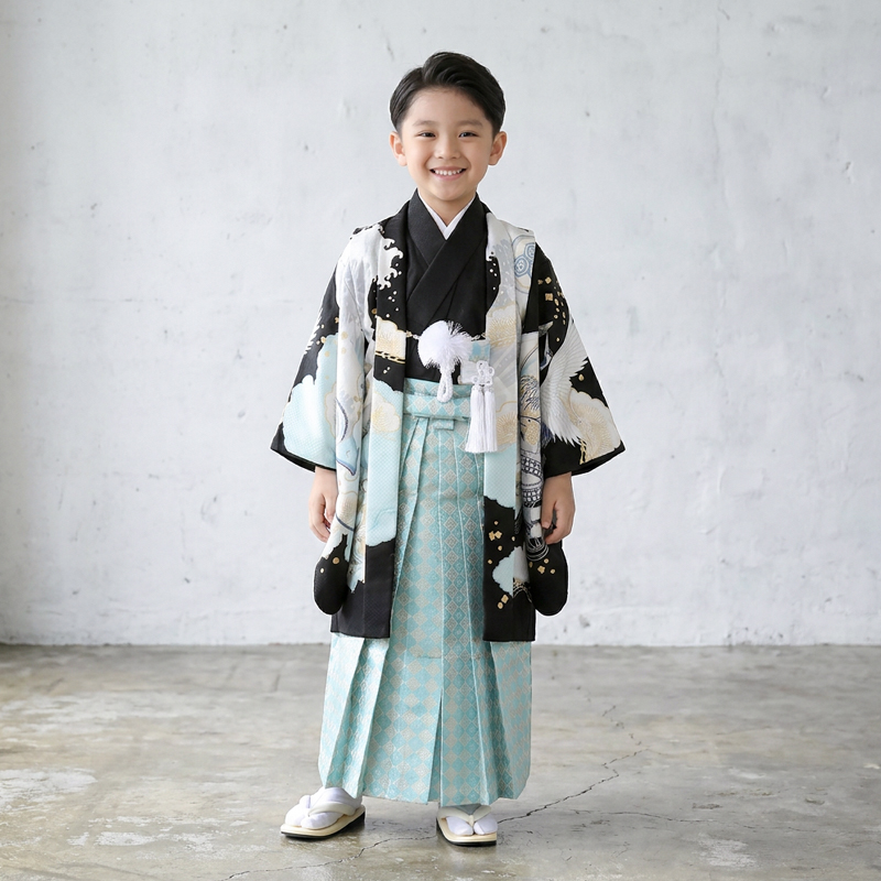 七五三着物5歳男の子画像
