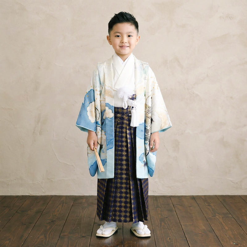 七五三着物5歳男の子画像