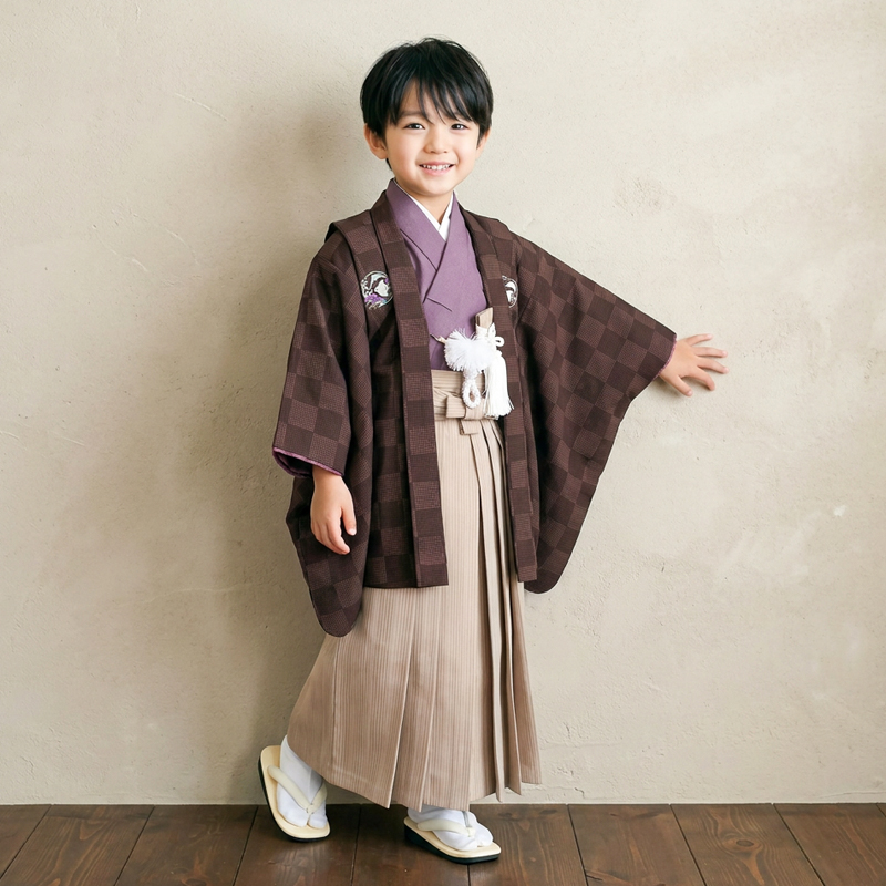七五三着物5歳男の子画像