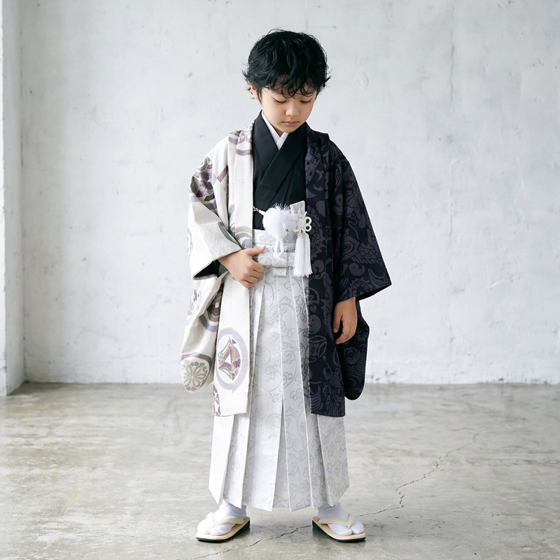 七五三着物5歳男の子画像
