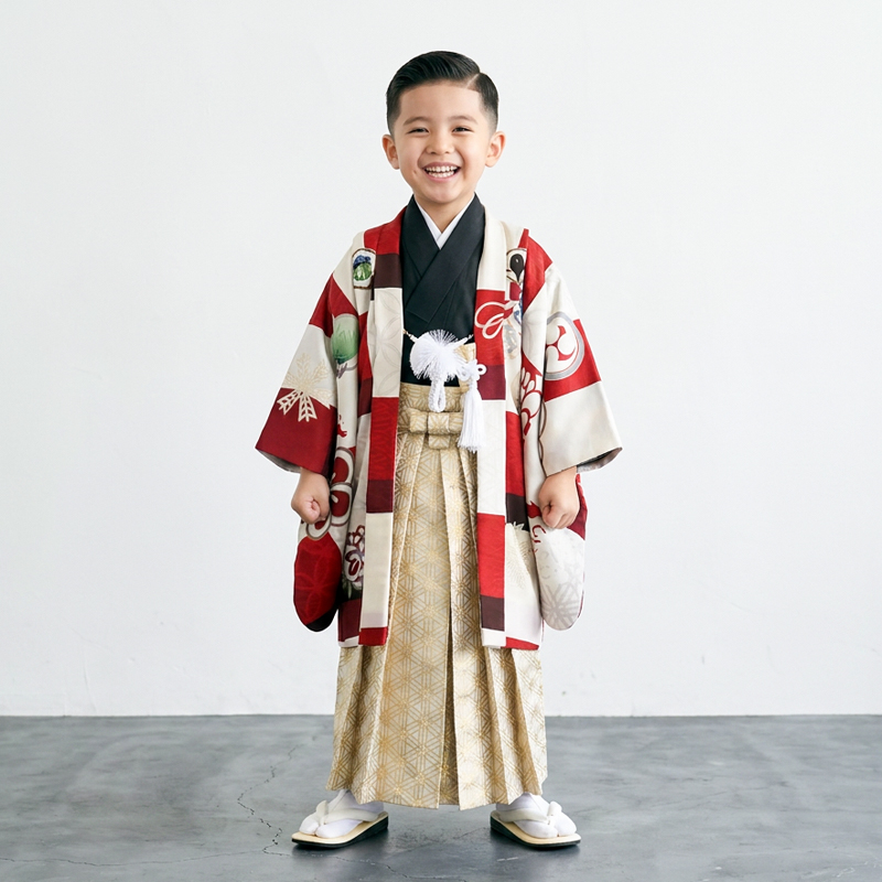 七五三着物5歳男の子画像