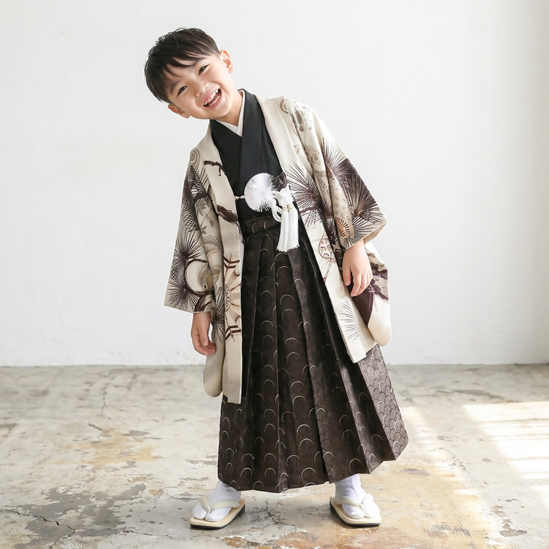 七五三着物5歳男の子画像