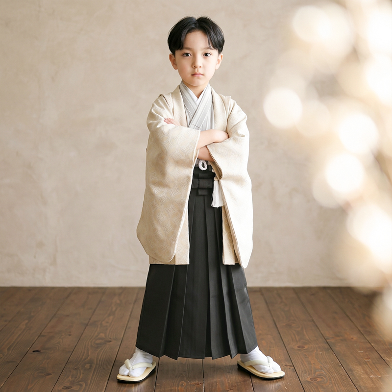 七五三着物5歳男の子画像