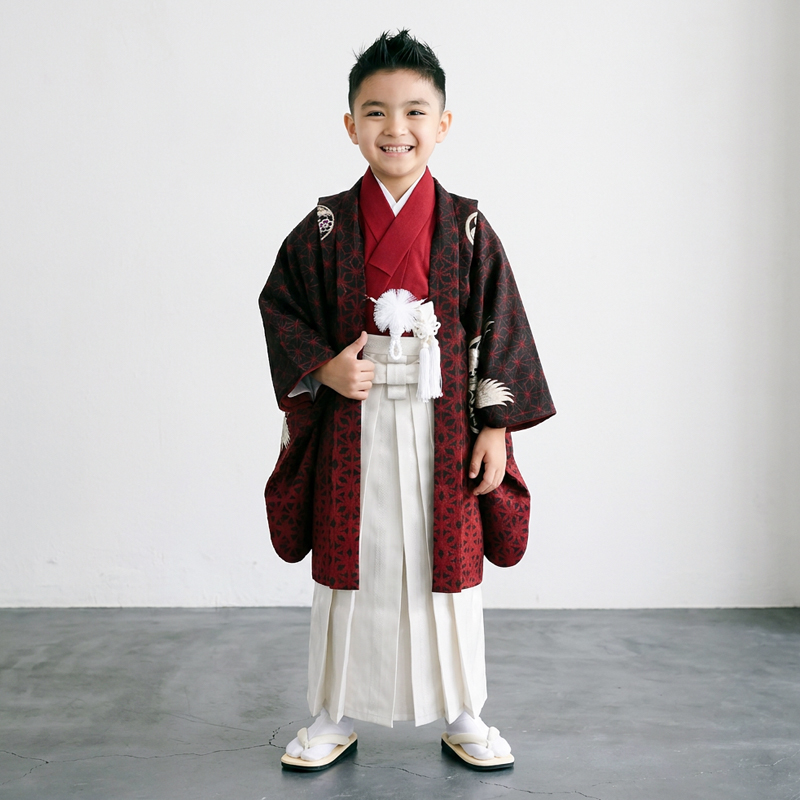 七五三着物5歳男の子画像