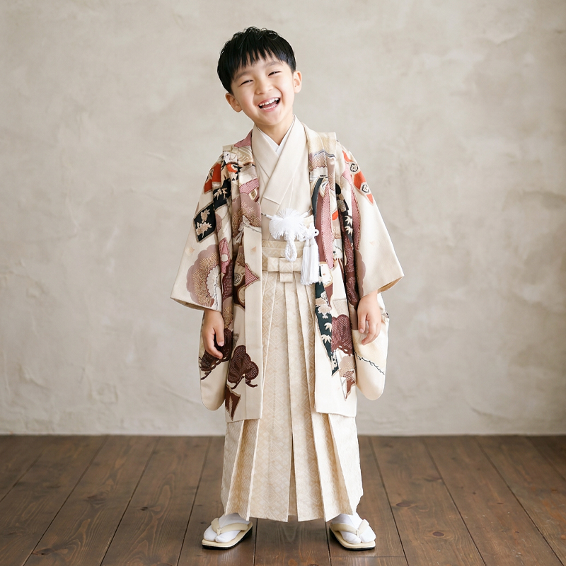 七五三着物5歳男の子画像