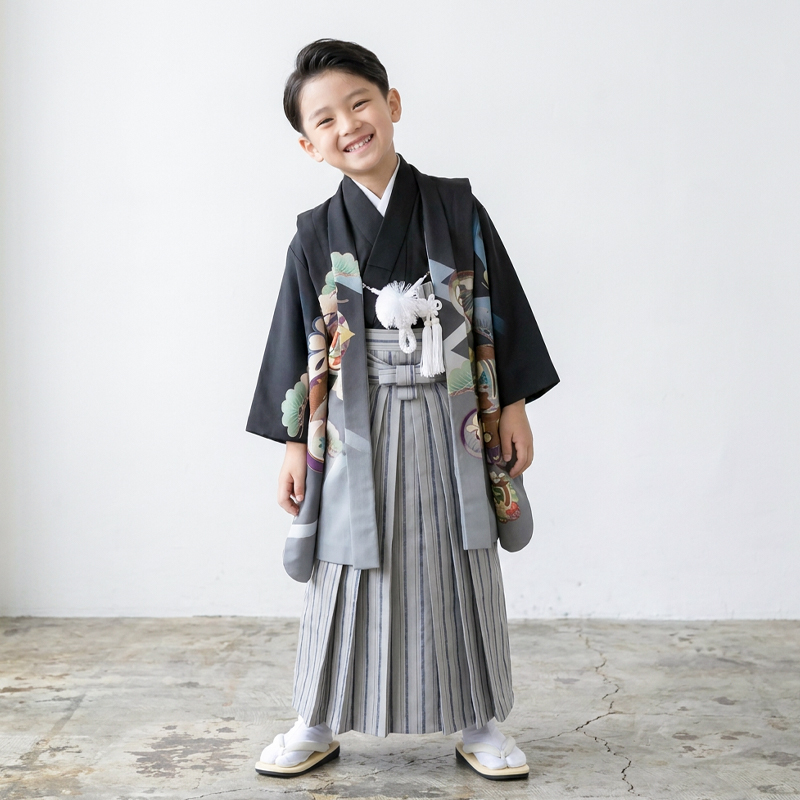 七五三着物5歳男の子画像