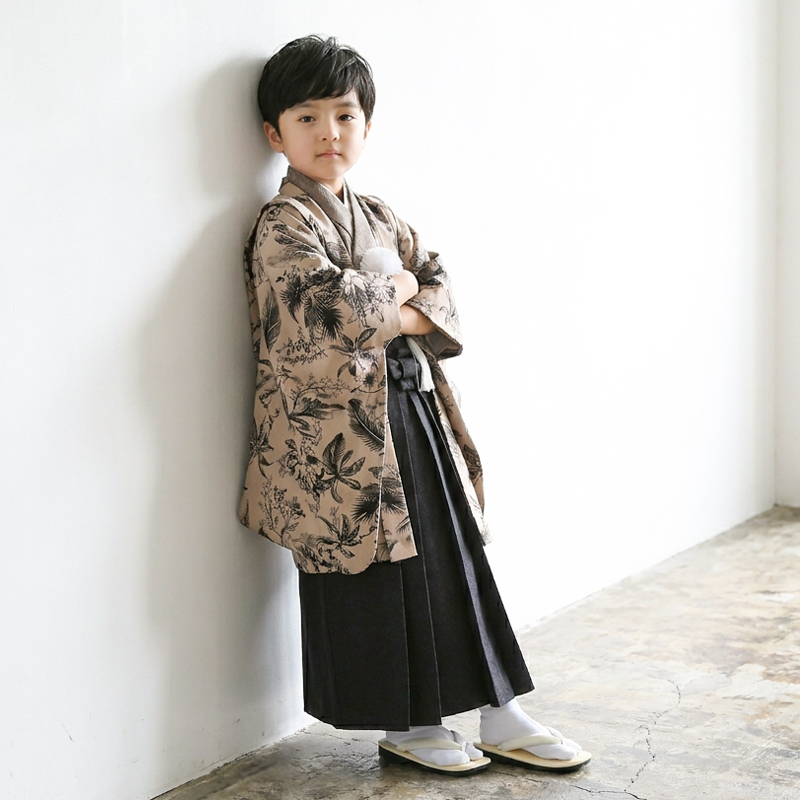 七五三着物5歳男の子画像