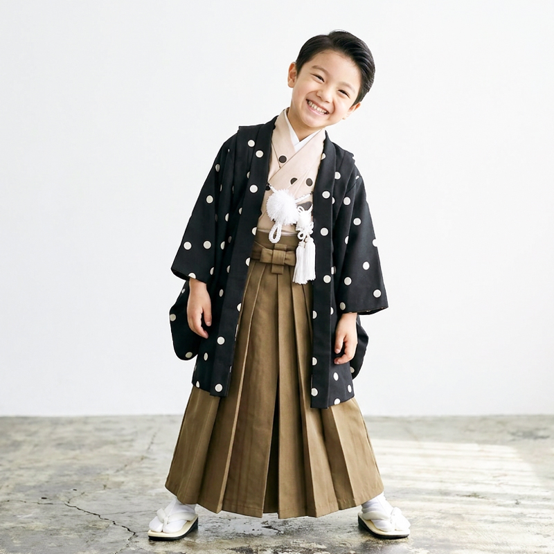七五三着物5歳男の子画像