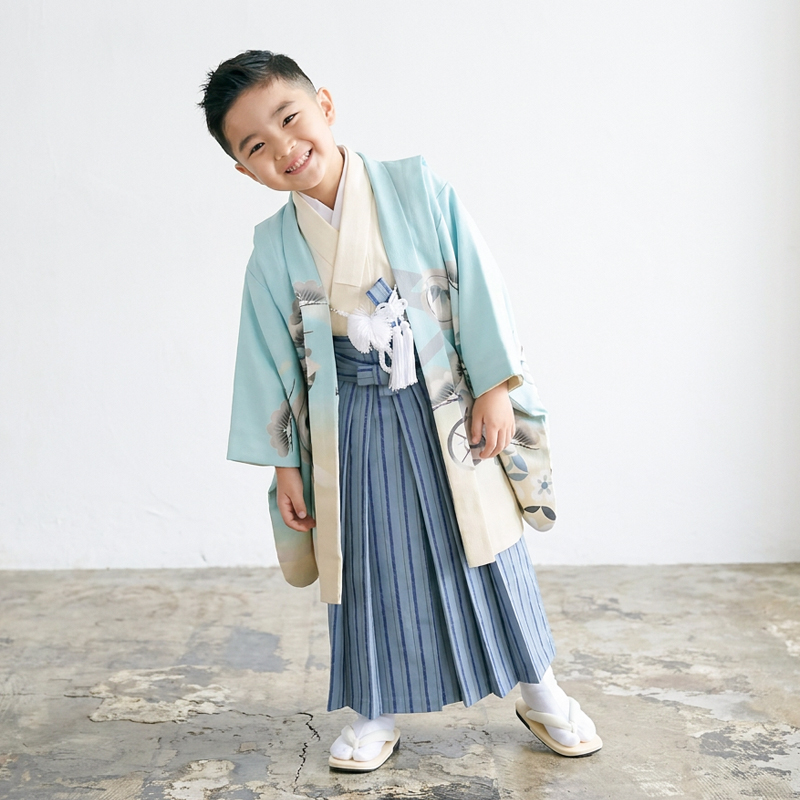 七五三着物5歳男の子画像