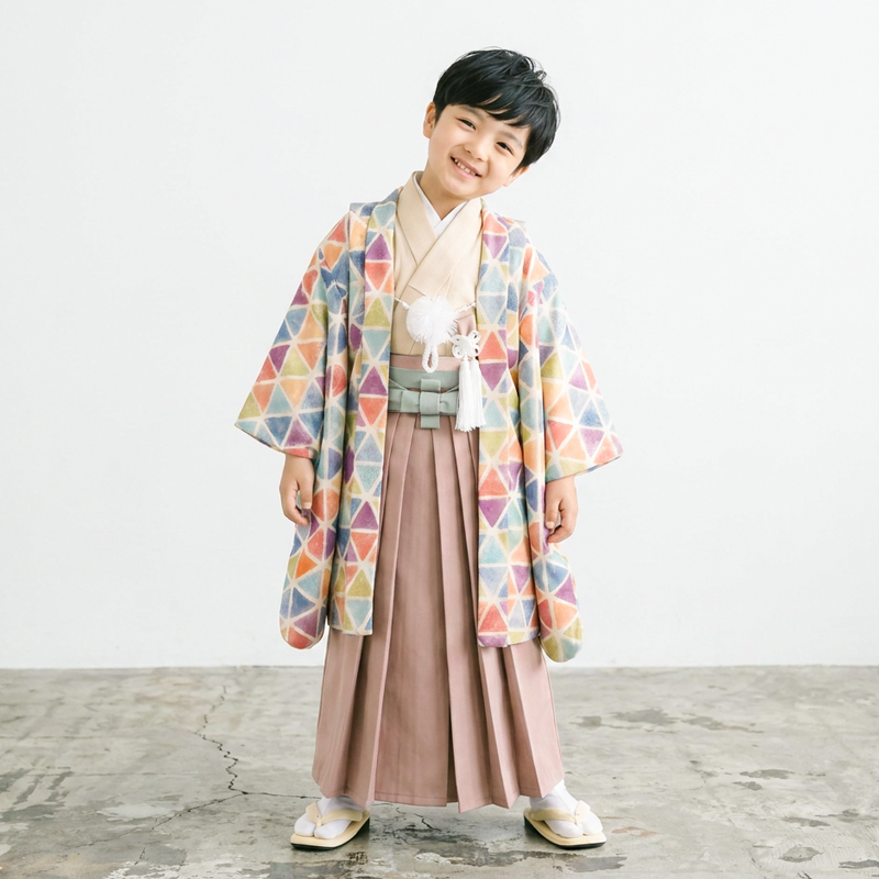 七五三着物5歳男の子画像