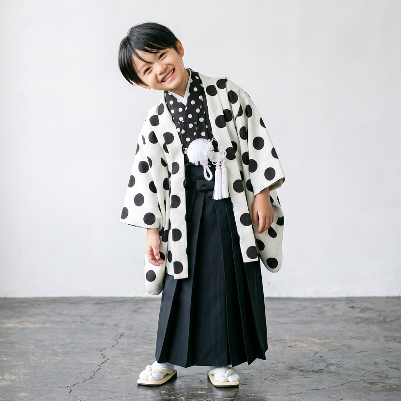 七五三着物5歳男の子画像