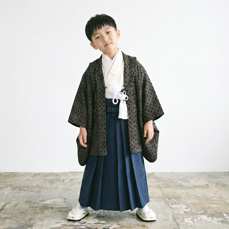 七五三着物5歳男の子画像