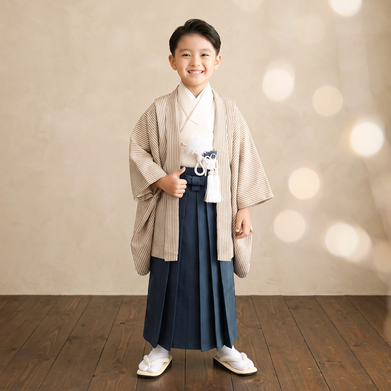 七五三着物5歳男の子画像