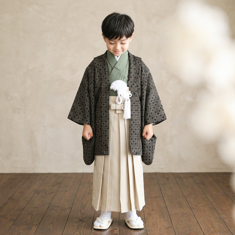 七五三着物5歳男の子画像
