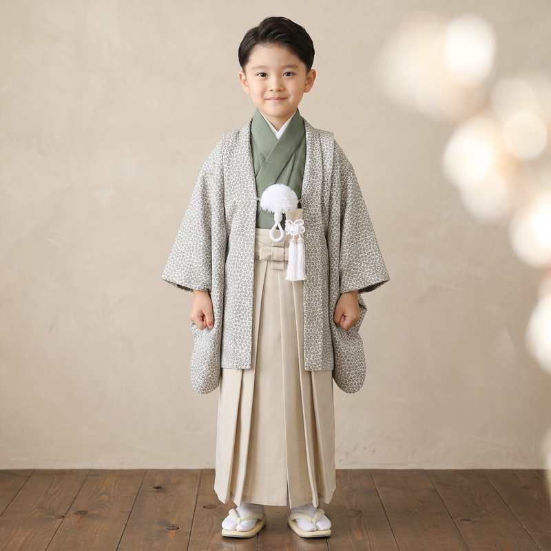 七五三着物5歳男の子画像