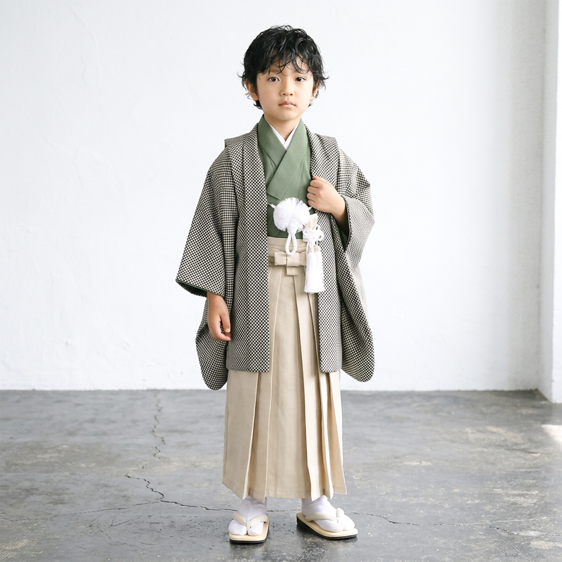 七五三着物5歳男の子画像