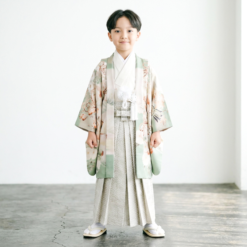 七五三着物5歳男の子画像