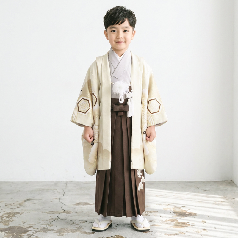 七五三着物5歳男の子画像