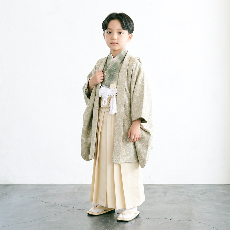 七五三着物5歳男の子画像