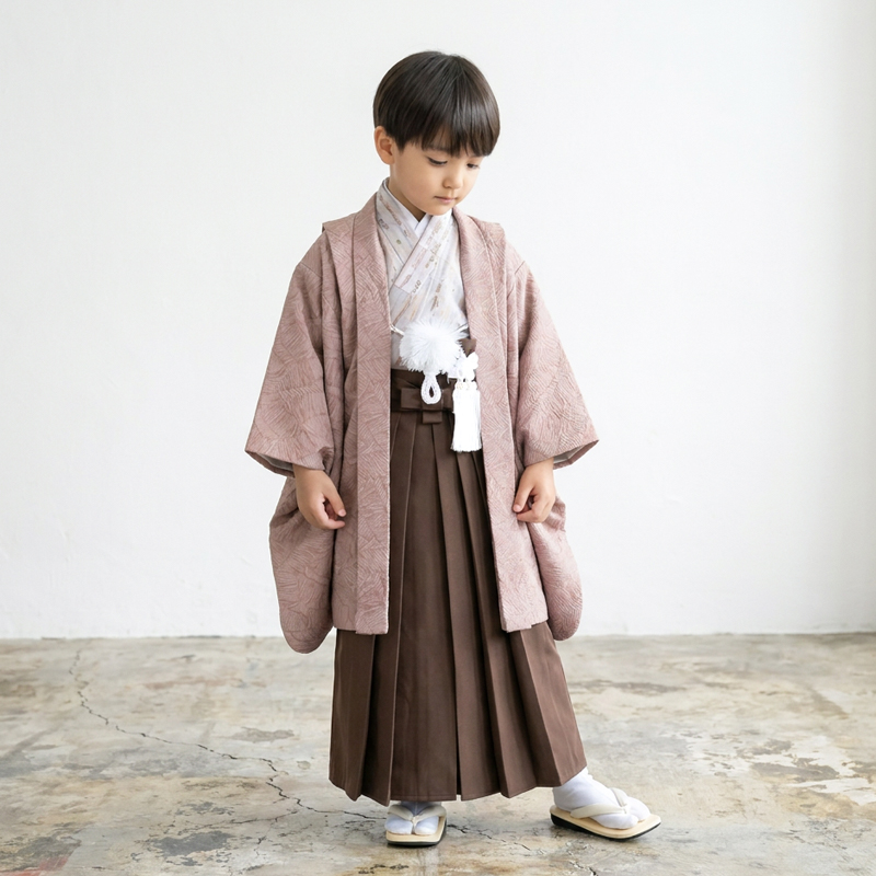七五三着物5歳男の子画像