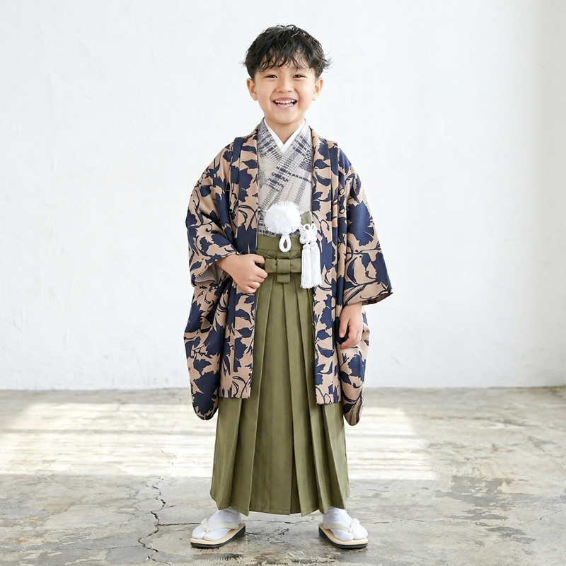 七五三着物5歳男の子画像
