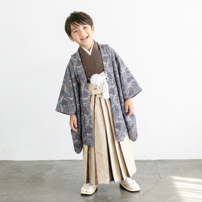 七五三着物5歳男の子画像