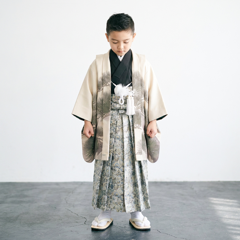 七五三着物5歳男の子画像