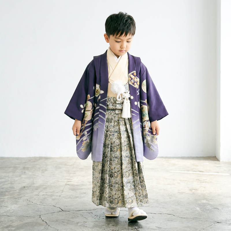 七五三着物5歳男の子画像